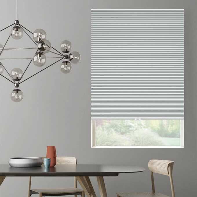 Designer Single Cell Blackout Honeycomb Shades 8832