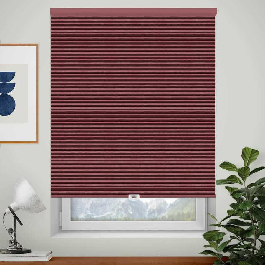Designer Single Cell Blackout Honeycomb Shades 1386